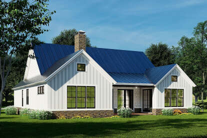 Modern Farmhouse House Plan #8318-00251 Elevation Photo