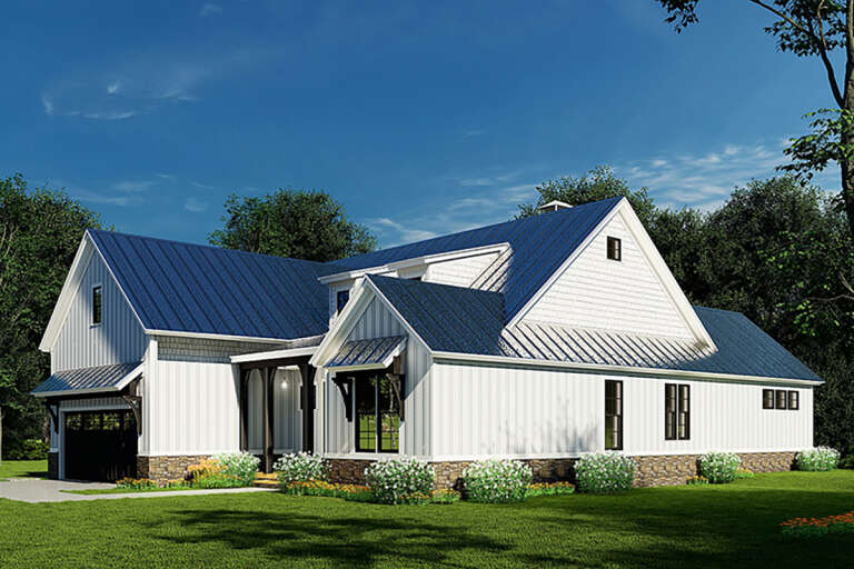 Modern Farmhouse House Plan #8318-00251 Elevation Photo