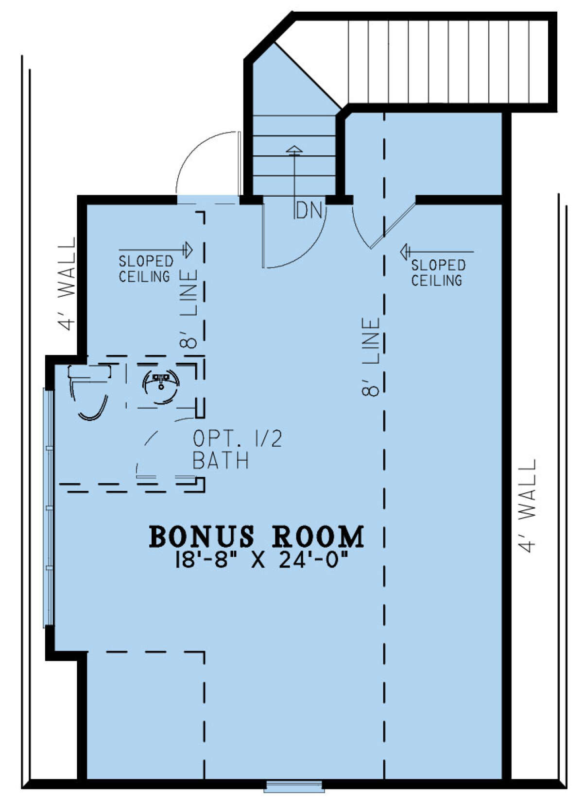 Bonus Room for House Plan #8318-00251