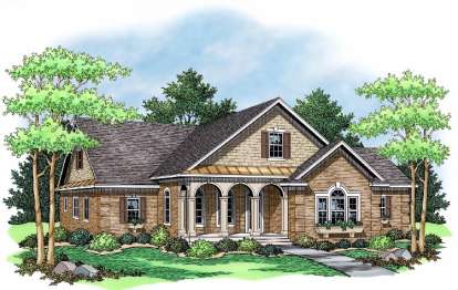 Small House Plan #098-00005 Elevation Photo