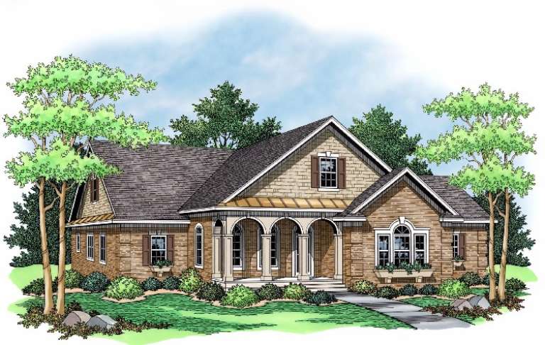 House Plan House Plan #2716 Front Elevation