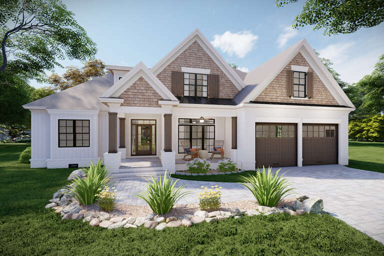 House Plan House Plan #27161 Front Elevation 