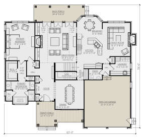 Main Floor  for House Plan #8687-00004