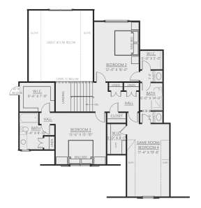Second Floor for House Plan #8687-00004