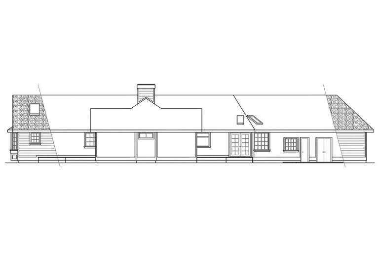 Traditional House Plan #035-01009 Elevation Photo