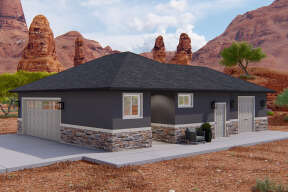 Modern House Plan #2802-00151 Elevation Photo