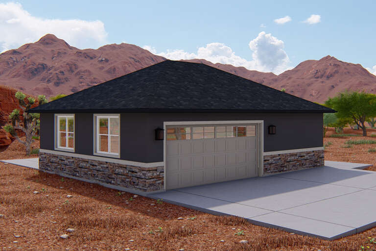 Modern House Plan #2802-00151 Elevation Photo