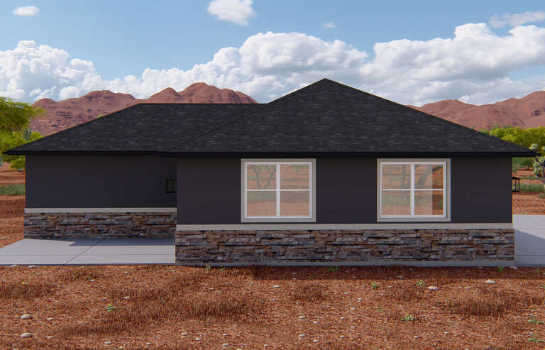 Modern House Plan #2802-00151 Elevation Photo