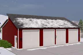 Barn House Plan #2802-00152 Elevation Photo