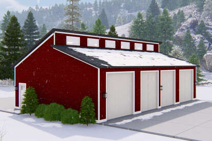 Barn House Plan #2802-00152 Elevation Photo