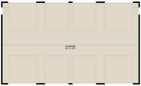 Garage Floor for House Plan #2802-00152