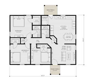 Main Floor  for House Plan #8687-00005