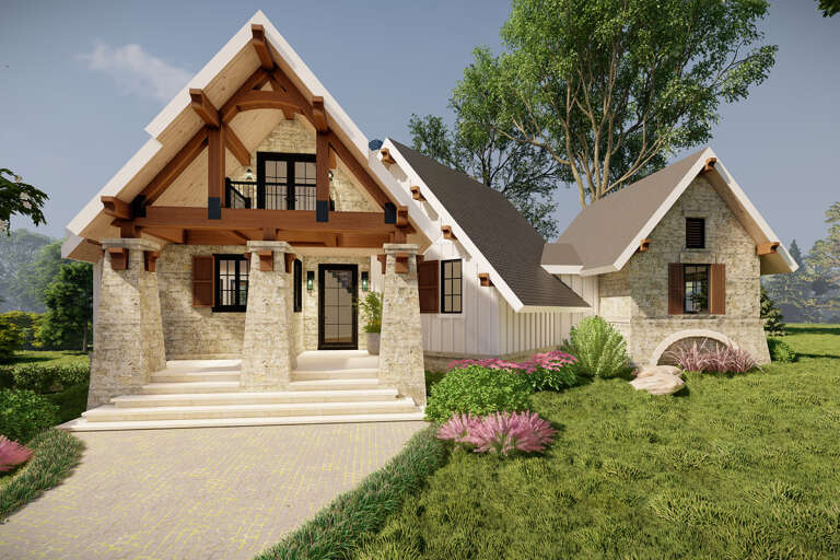 House Plan House Plan #27169 Front Elevation 