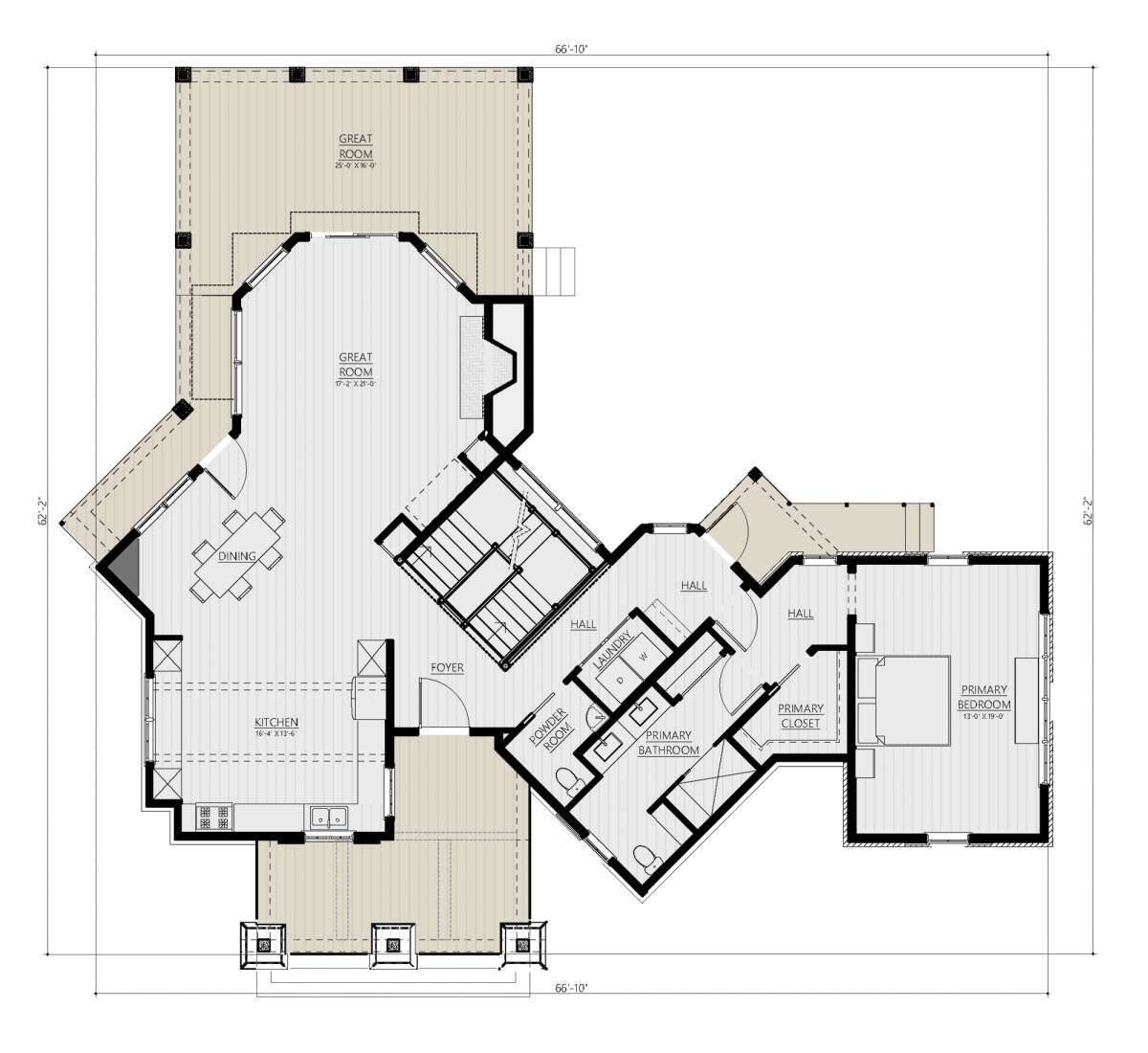 Main Floor  for House Plan #8687-00007