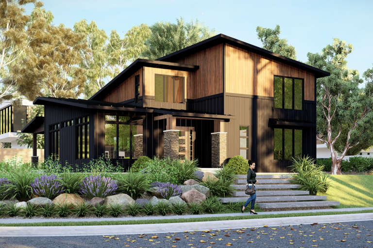 Contemporary House Plan #5032-00154 Elevation Photo
