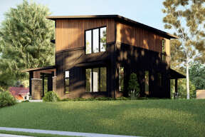 Contemporary House Plan #5032-00154 Elevation Photo