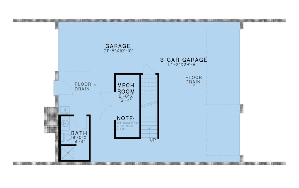 Basement for House Plan #8318-00253