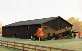 Barn House Plan #5032-00155 Elevation Photo