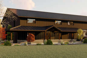 Barn House Plan #5032-00155 Elevation Photo