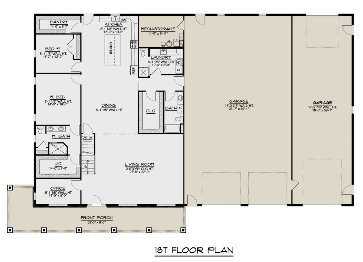 Main Floor  for House Plan #5032-00155