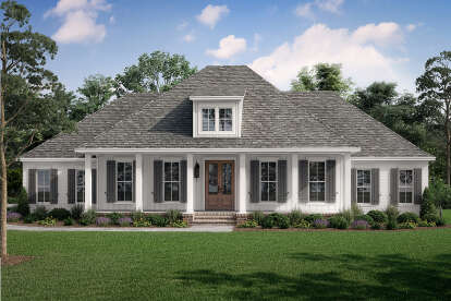 Modern Farmhouse House Plan #041-00278 Elevation Photo