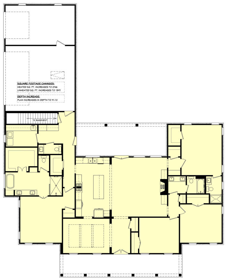 Modern Farmhouse Plan: 2,720 Square Feet, 4 Bedrooms, 3.5 Bathrooms ...