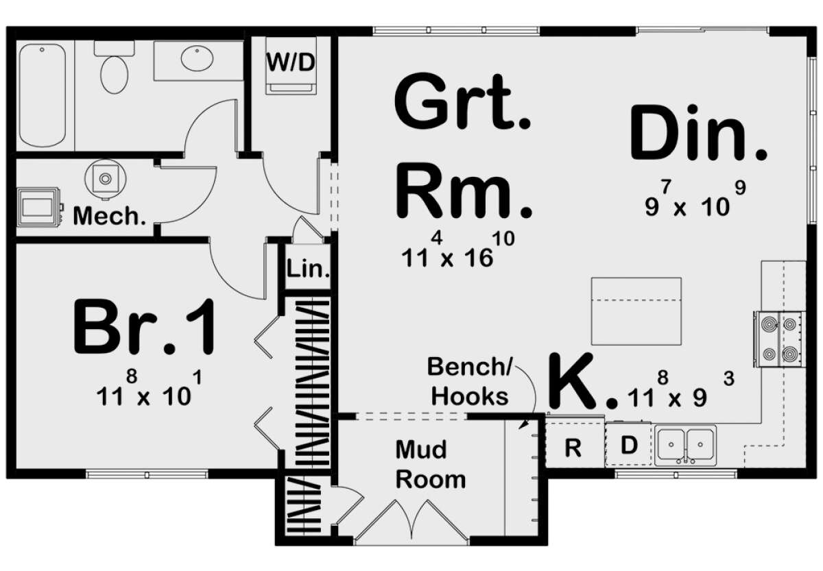 Main Floor  for House Plan #963-00651