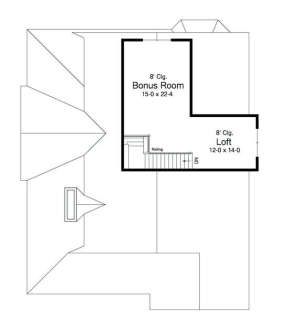 Second Floor for House Plan #098-00007