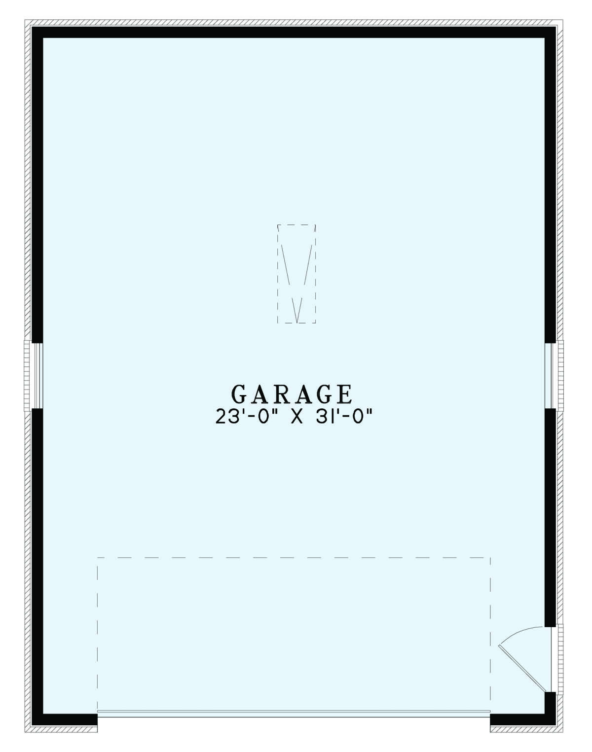 Garage Floor for House Plan #110-01082