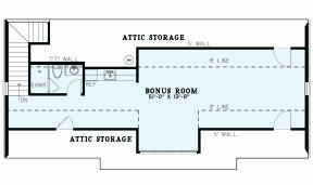 Bonus Room for House Plan #110-01085