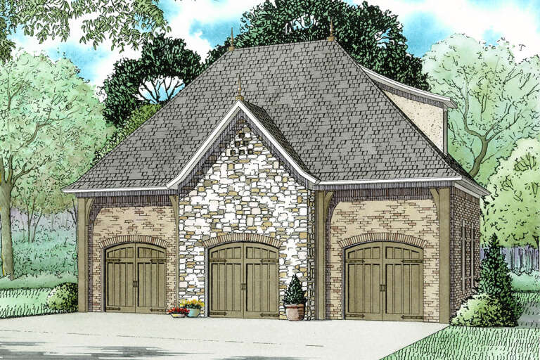 House Plan House Plan #27184 Front Elevation 