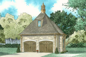 French Country House Plan #110-01087 Elevation Photo
