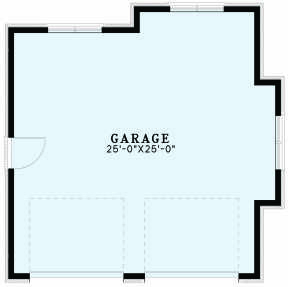 Garage Floor for House Plan #110-01087