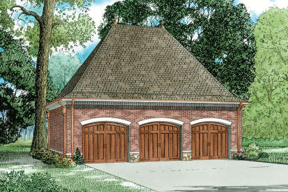 House Plan House Plan #27186 Front Elevation 