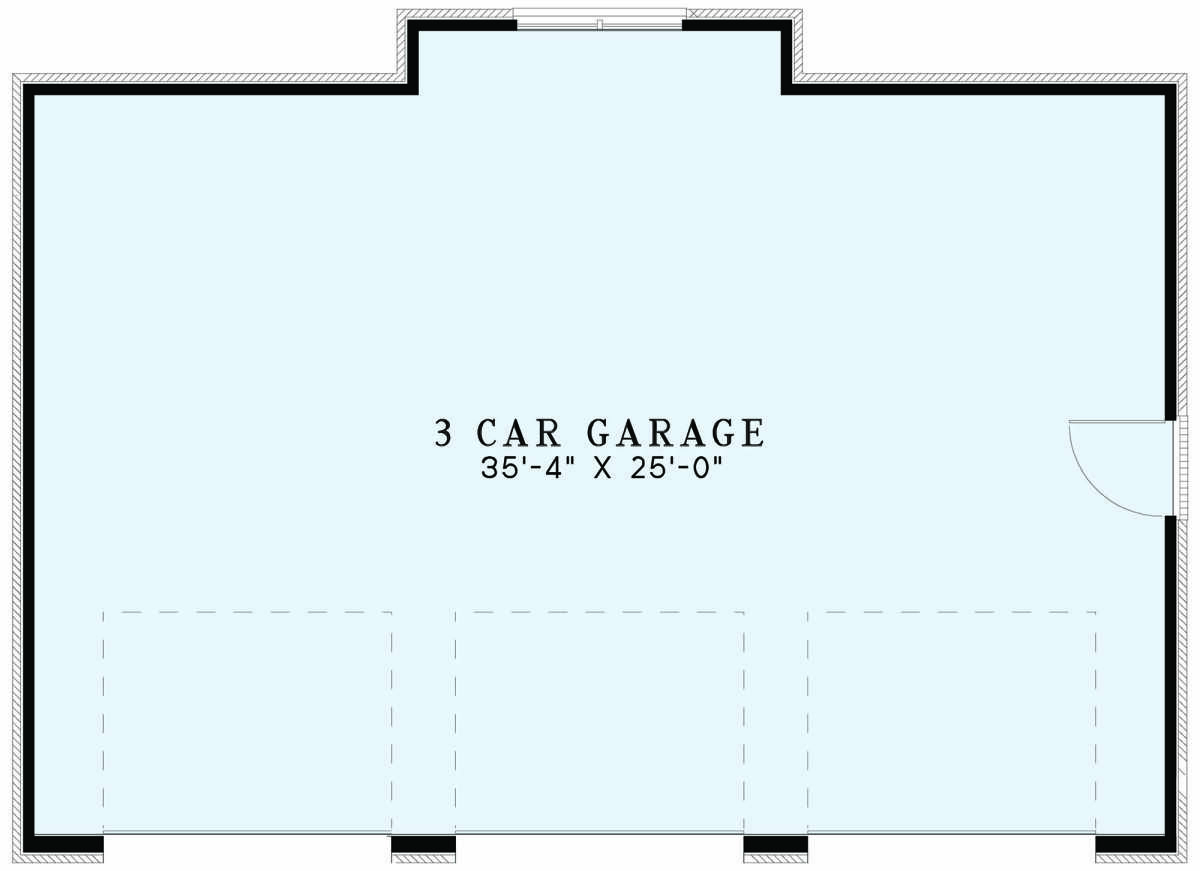 Garage Floor for House Plan #110-01089