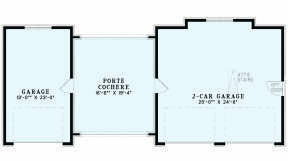 Garage Floor for House Plan #110-01090