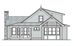 Southern House Plan #098-00008 Elevation Photo