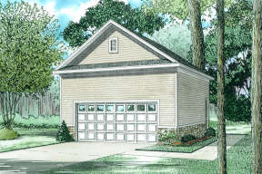 Traditional House Plan #110-01092 Elevation Photo