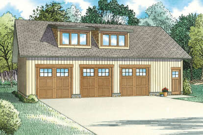 1 Bed, 1 Bath, 846 Square Foot House Plan - #110-01093