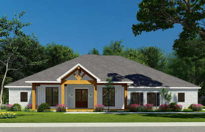 4 Bed, 3 Bath, 2968 Square Foot House Plan - #8318-00255