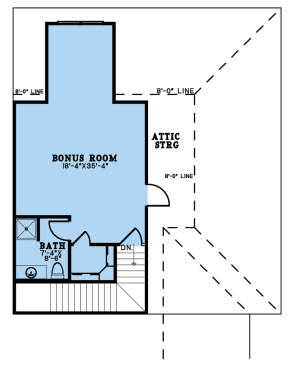 Bonus Room for House Plan #8318-00255
