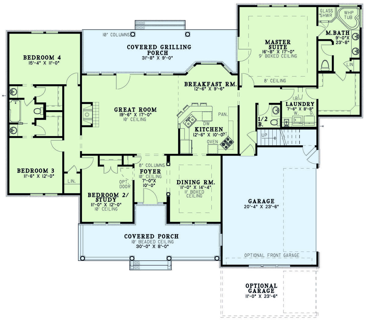 Main Floor  for House Plan #110-01094