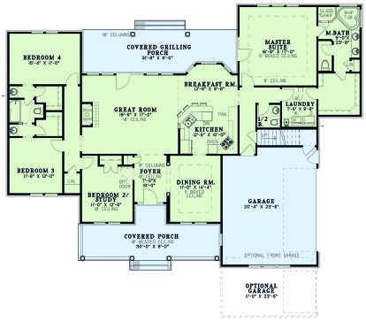 House Plan House Plan #27193 Drawing 1