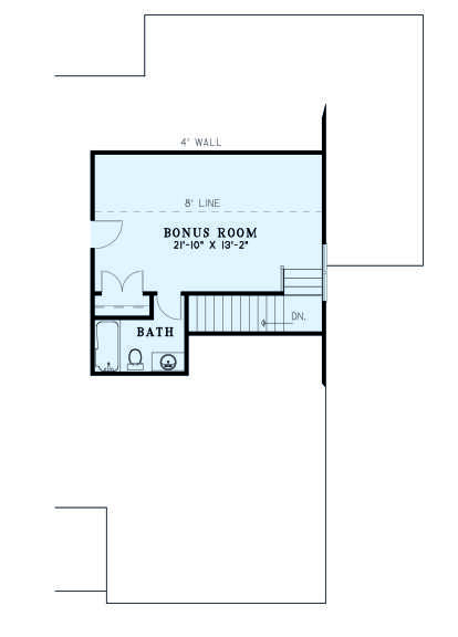 Bonus Room for House Plan #110-01094