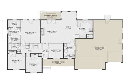 House Plan House Plan #27194 Drawing 1