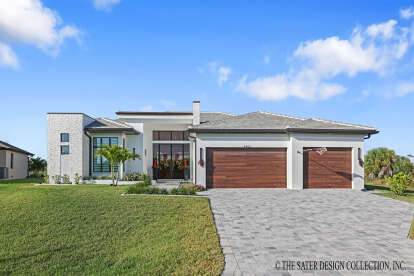 Modern House Plan #8436-00101 Build Photo