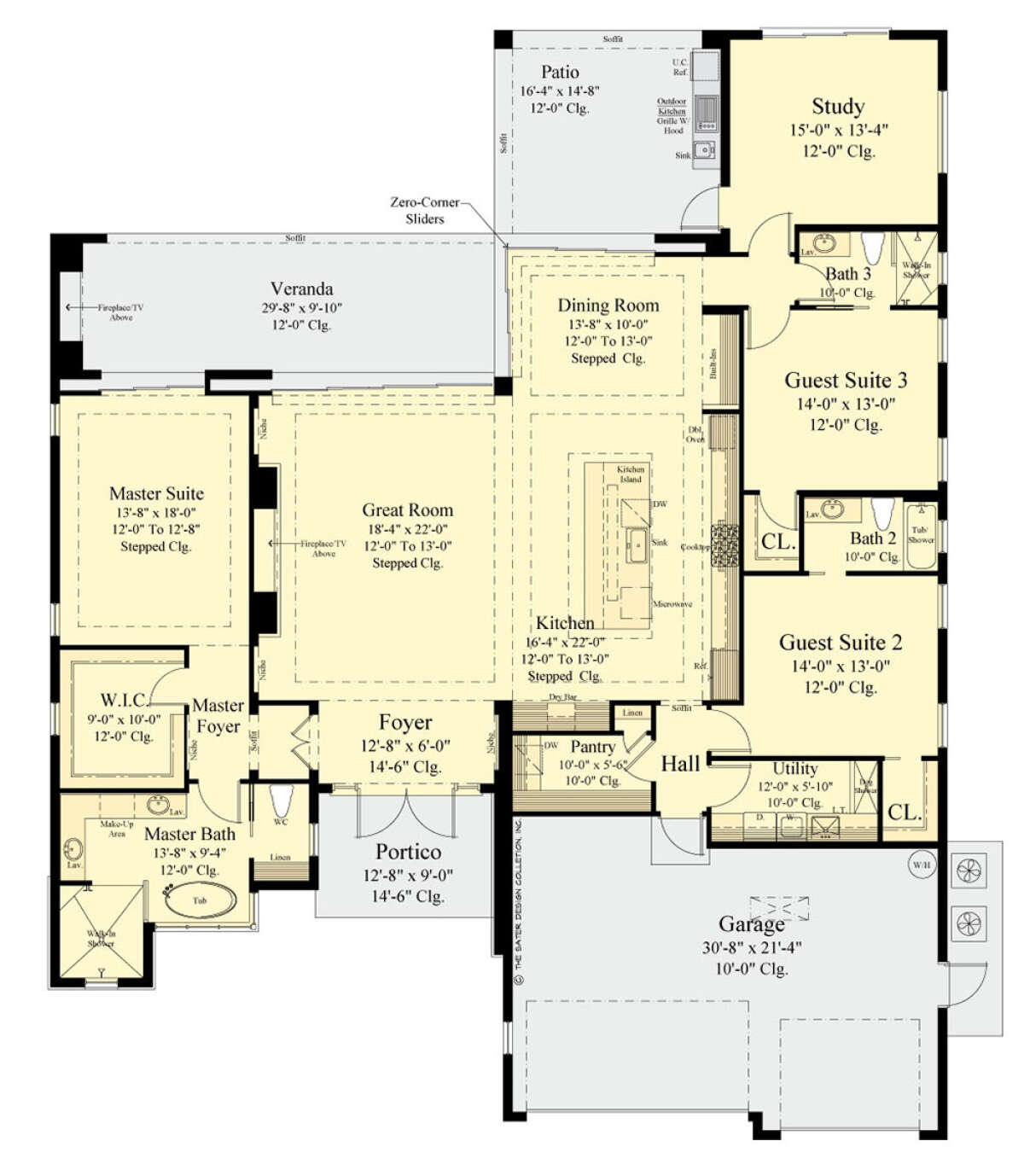 Main Floor for House Plan #8436-00101