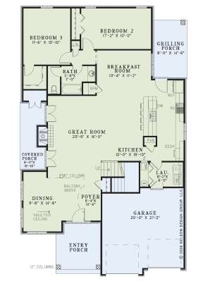 Main Floor  for House Plan #110-01095
