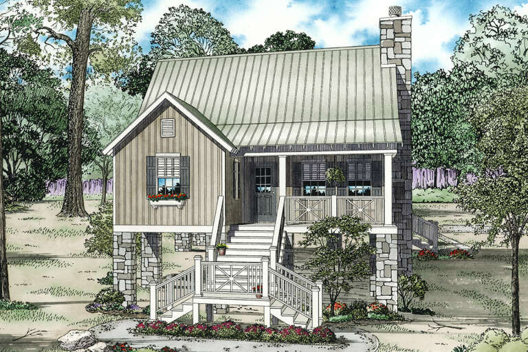 House Plan House Plan #27199 Front Elevation 
