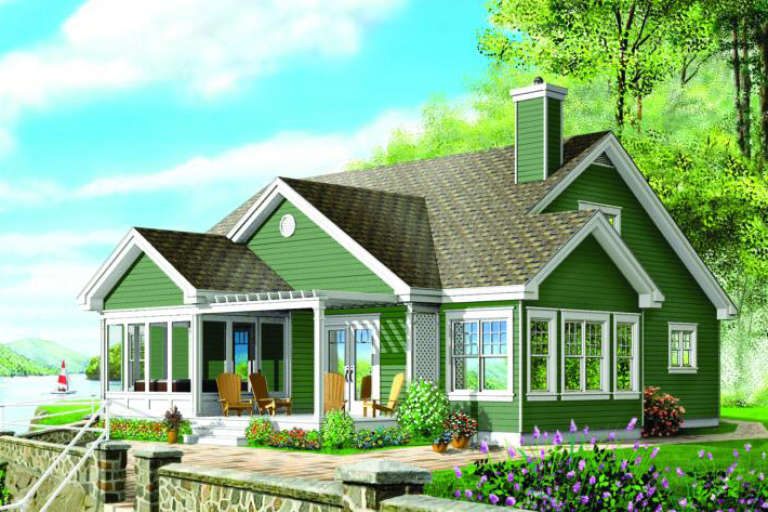 House Plan House Plan #272 Front Elevation 